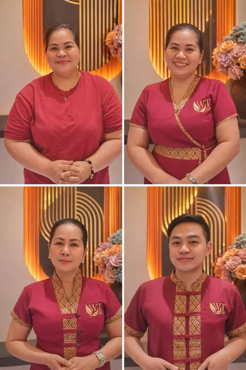 Massage therapists at Warm Towel Spa in Al Barsha, Dubai